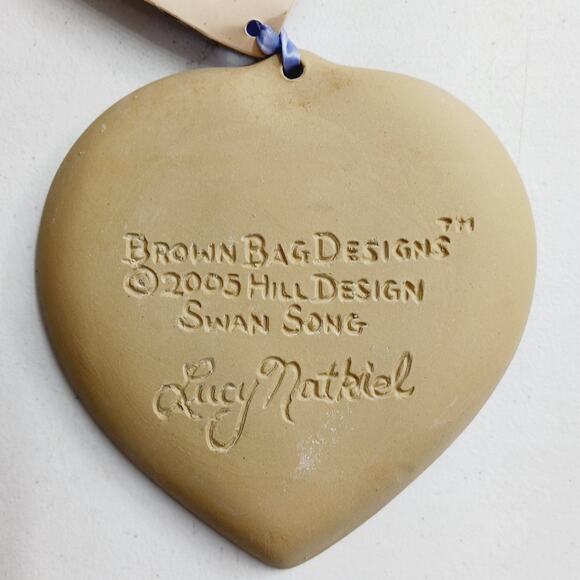 Brown Bag Cookie Mold Rare Signed VTG 2005 841/1000 Swan Song Heart Original Pkg - Picture 4 of 11